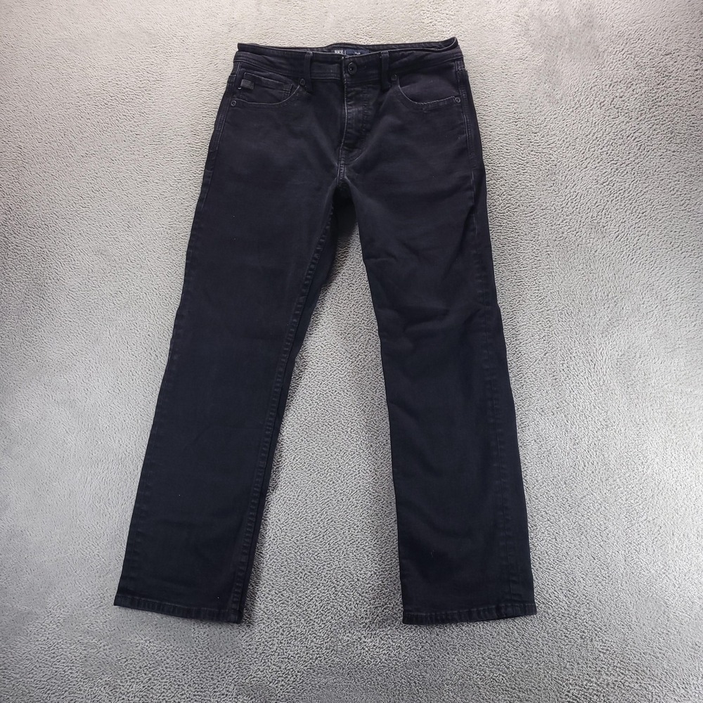 BKE Tyler Jeans Mens 32x30 Black Regular Straight Stretch Durable Denim Comfort